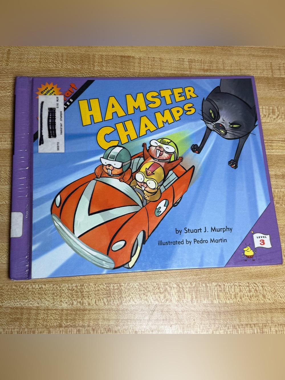 2005 Hamster Champs Children's Book (MathStart 3) hardcover Murphy, Stuart J.